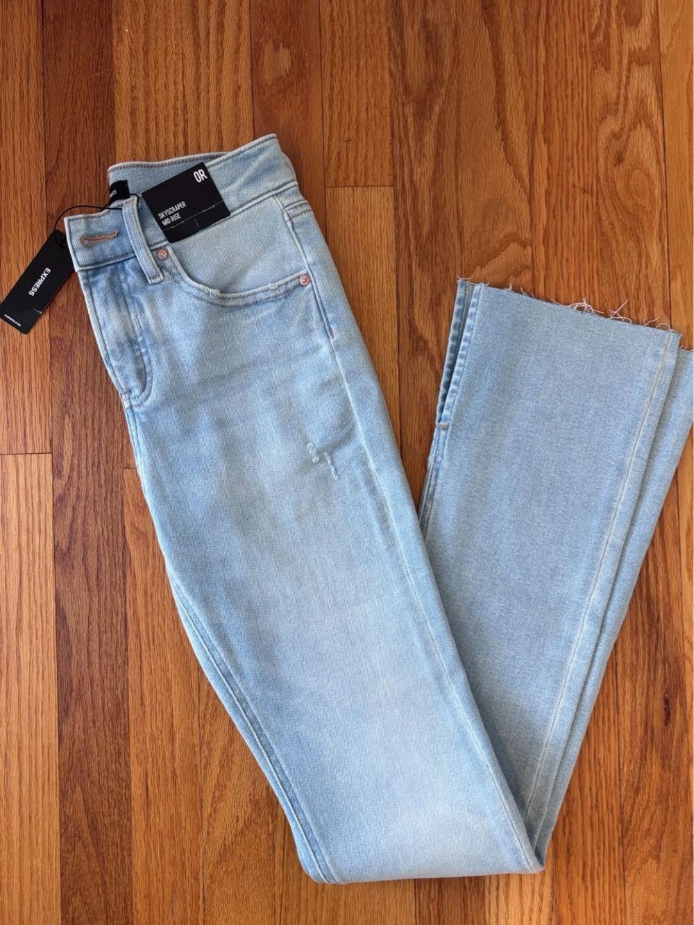 Express Light Blue Skyscraper Women's Jeans
